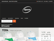 Tablet Screenshot of ilpen.com.tr